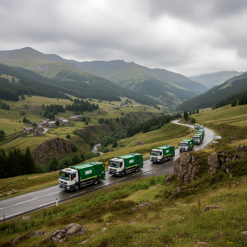 découvrez le parcours inattendu des déchets entre aurillac et clermont-ferrand et explorez l'impact environnemental du tourisme des camions poubelles sur nos territoires.