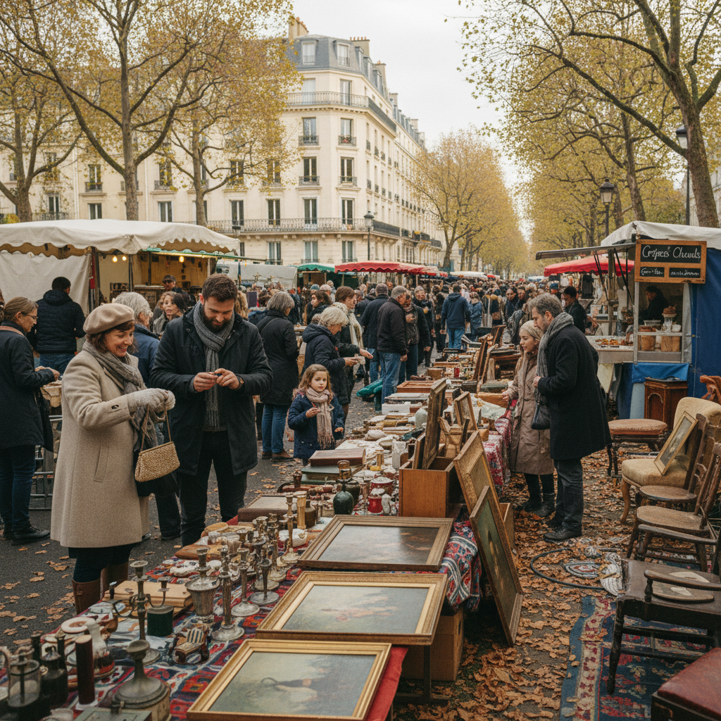 découvrez les meilleurs marchés aux puces et vide-greniers à ne pas manquer en île-de-france ce week-end des 22 et 23 novembre 2025 pour chiner des trésors uniques et profiter d'une sortie conviviale.