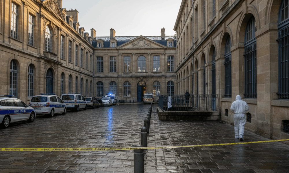 tragique découverte ce mardi matin au lycée montaigne à bordeaux : un adolescent de 17 ans retrouvé sans vie dans la cour de l'établissement.