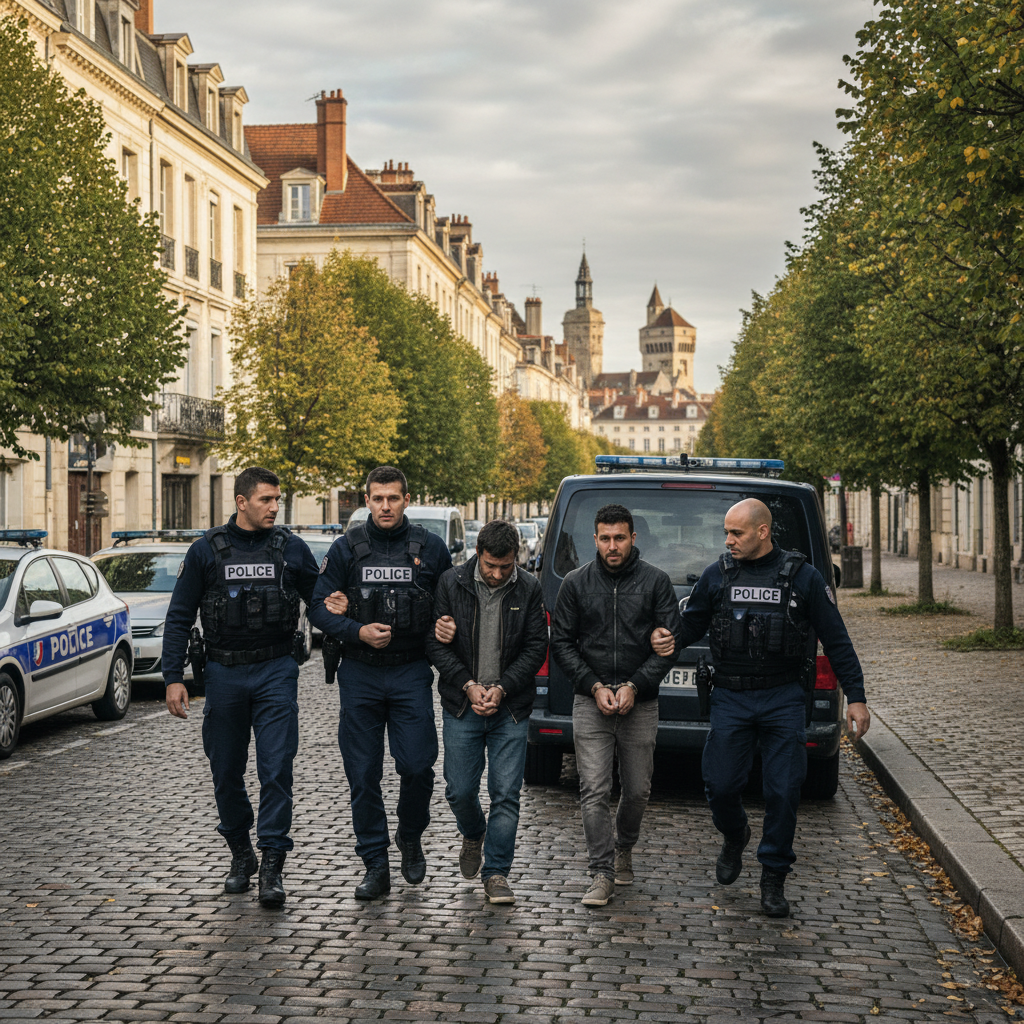 trois arrestations ont eu lieu après l’évasion d’un détenu de la maison d’arrêt, avec une recapture réussie à dijon. découvrez les détails de cette opération policière.