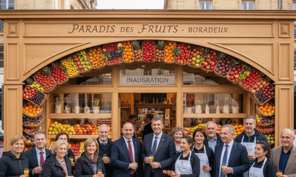 découvrez l'inauguration du premier paradis des fruits en nouvelle-aquitaine, une nouvelle adresse gourmande à bordeaux qui ravira les amateurs de fruits frais et de saveurs exquises.