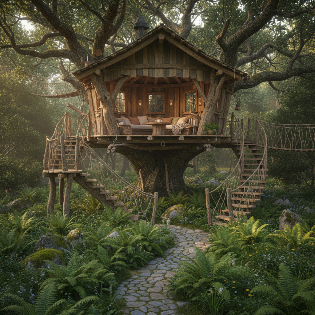 découvrez la cabane perchée accessible à tous près de fougères, un lieu insolite idéal pour une escapade unique en pleine nature.