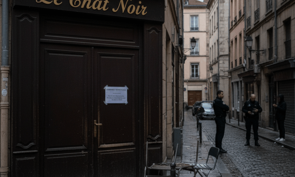 la préfecture de lyon ordonne la fermeture immédiate d'un café transformé en repaire de trafiquants mêlant drogues et violences armées, pour restaurer la sécurité locale.