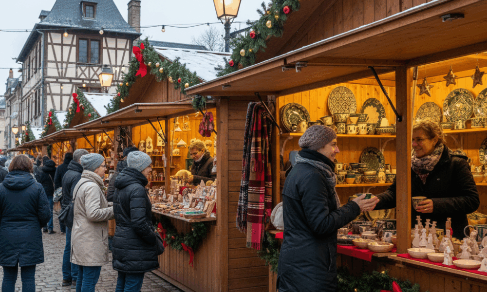 découvrez le marché de noël 100% côte-d’or à dijon, une célébration unique de l’artisanat et du savoir-faire local. plongez dans une ambiance festive et authentique avec des produits artisanaux, des créations originales et des traditions de la région.