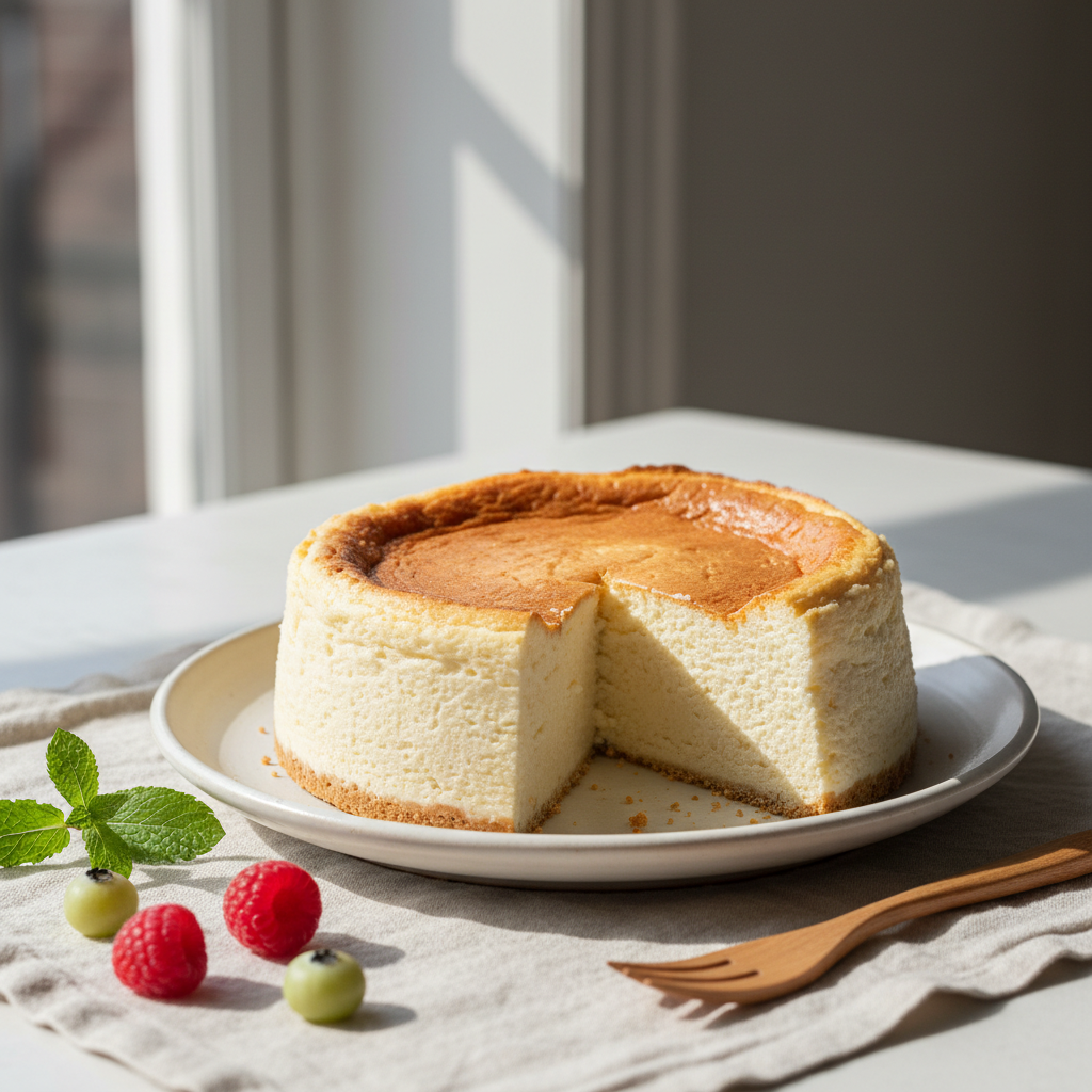 découvrez notre recette de gâteau au fromage blanc, léger, aérien et facile à réaliser pour un dessert exquis qui plaira à tous.