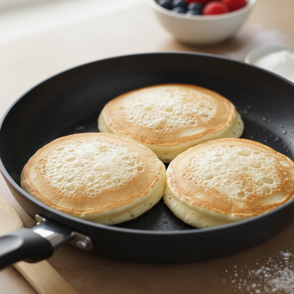 découvrez notre recette de pancakes maison, moelleux et rapides à préparer, pour un petit-déjeuner gourmand et facile à réaliser.