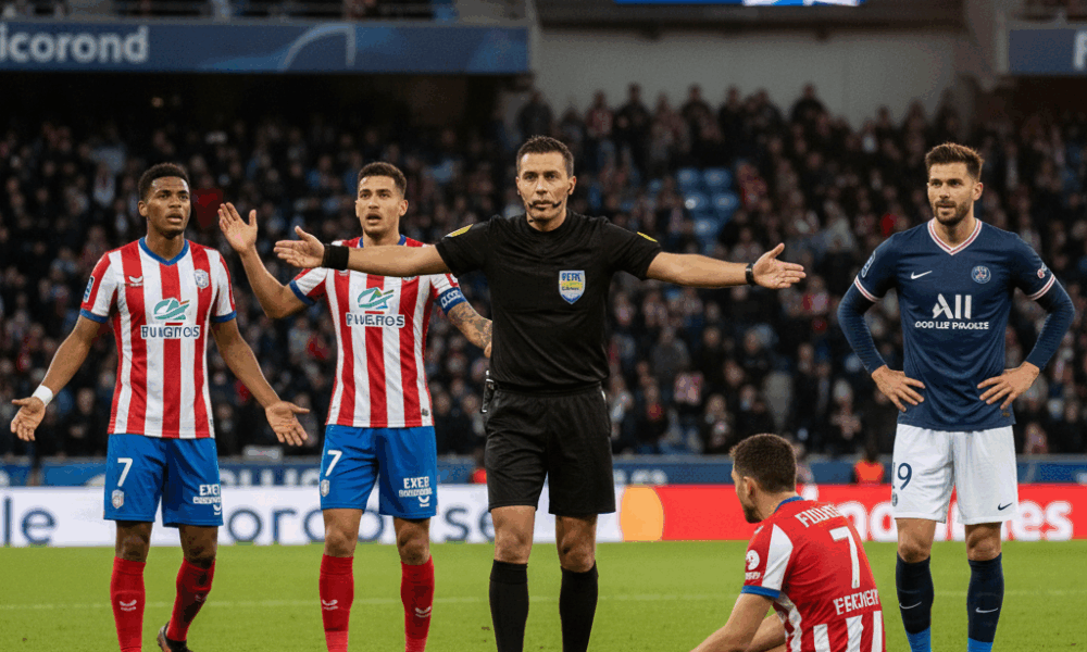 découvrez pourquoi la direction de l'arbitrage estime que lille n'aurait pas dû bénéficier d'un penalty lors du match contre le paris fc, une décision qui fait débat.