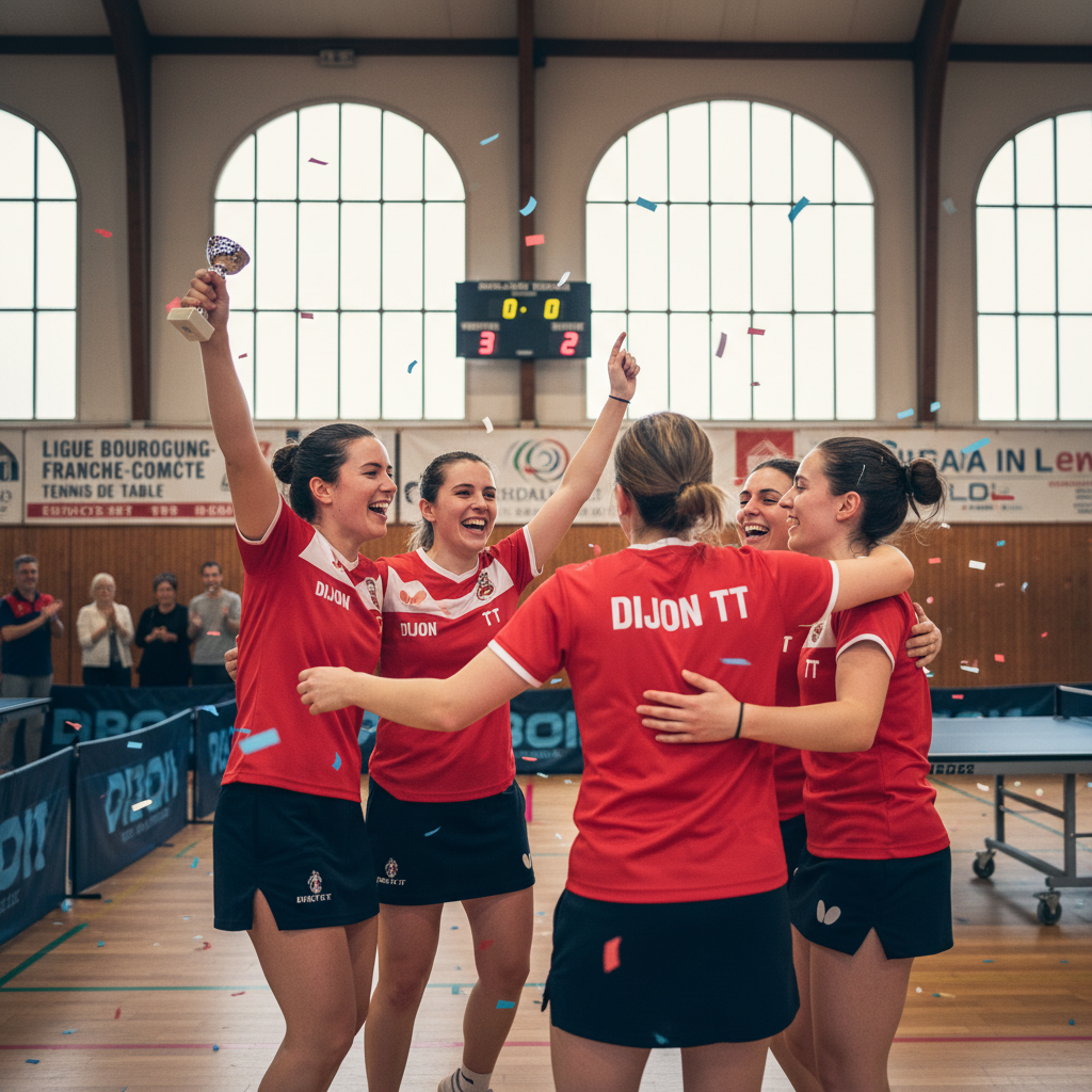 découvrez le récit captivant du tennis de table entre la joie des joueurs dijonnais et la désillusion des équipes chevigniennes, une rencontre pleine d’émotions et de rebondissements.