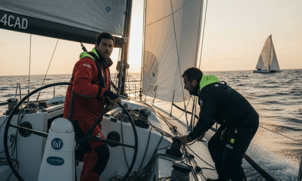 découvrez l'histoire inspirante du duo vendéen dutreux et boissières avec transat café l'or, une aventure nautique passionnante menée d'une même voile.