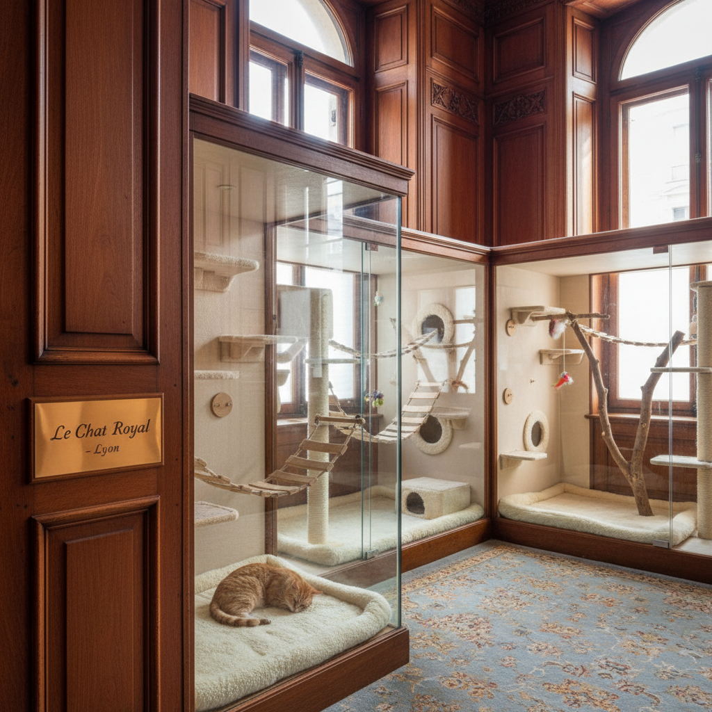 découvrez le premier palace cinq étoiles réservé aux chats, désormais ouvert à lyon, offrant luxe et confort inégalés pour vos animaux de compagnie.