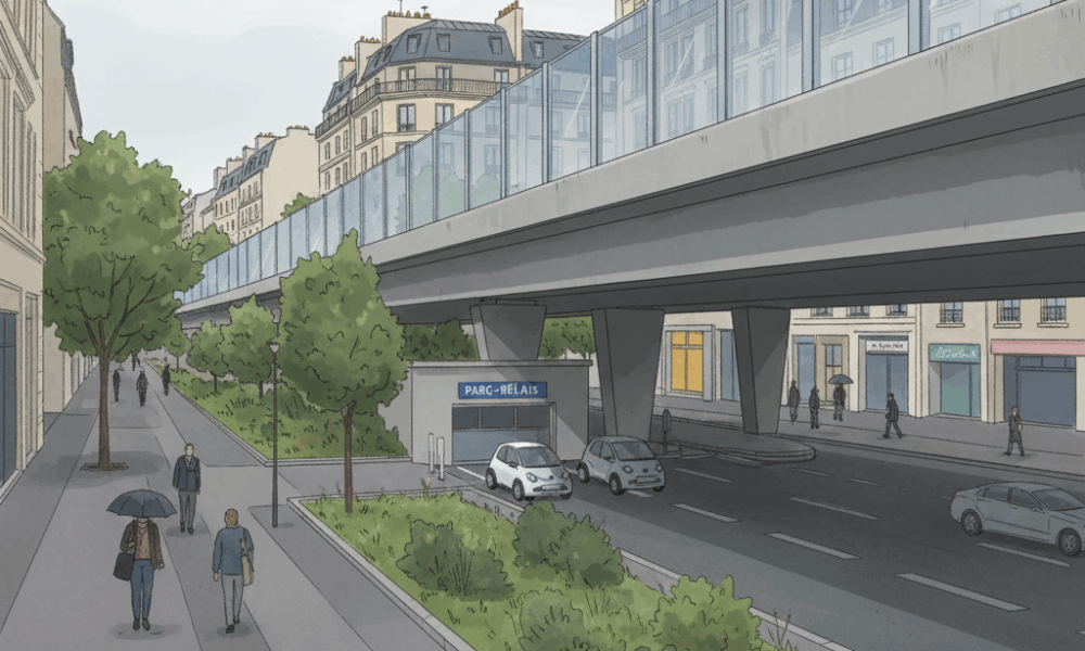 valérie pécresse propose de recouvrir le périphérique parisien pour réduire la fracture urbaine et créer des parkings relais innovants facilitant les déplacements entre paris et sa banlieue.