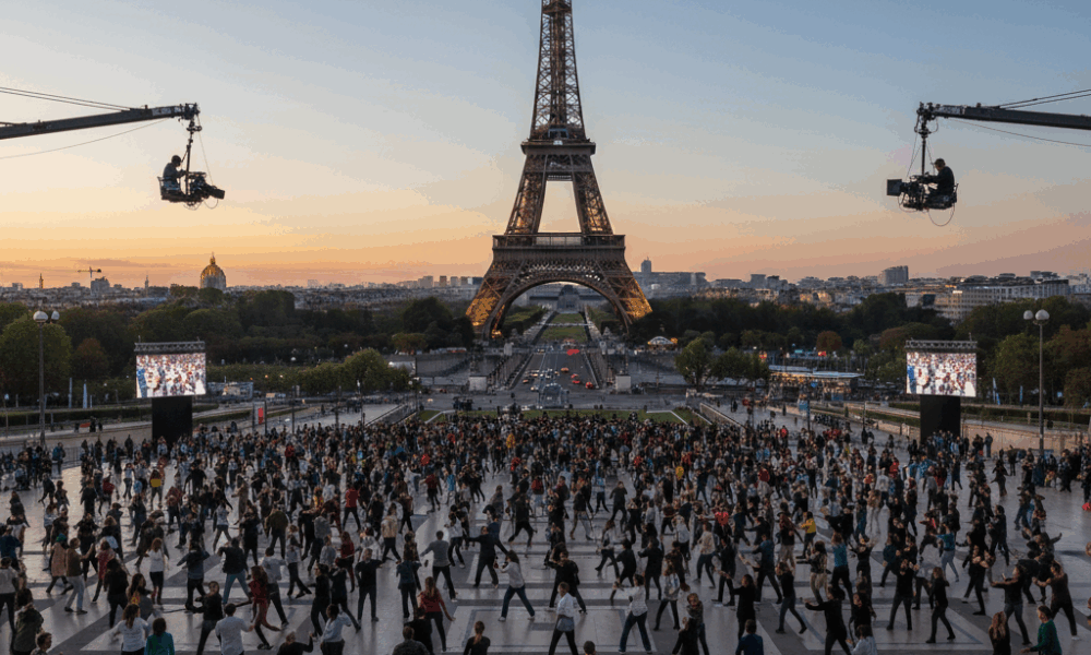 découvrez la plus grande flashmob parisienne à travers une vidéo exclusive, plongez dans l'énergie collective et explorez les secrets de ses coulisses inédites.