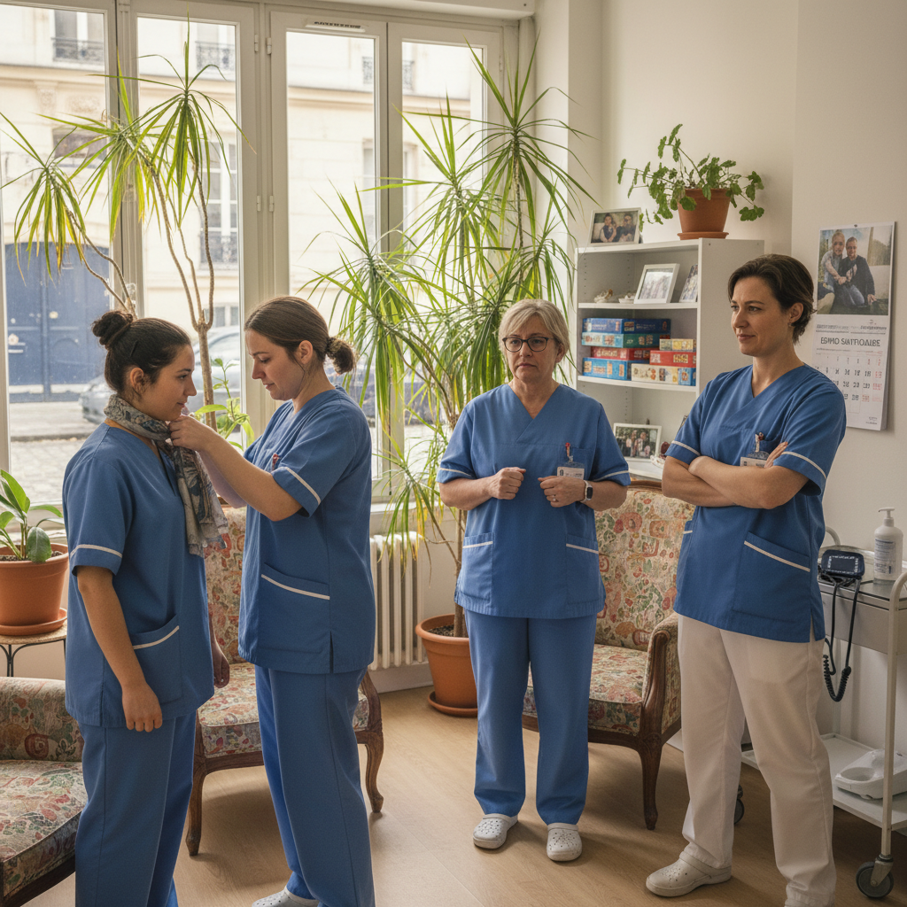 découvrez la réalité difficile d'un ehpad parisien où le personnel fait face à des remarques humiliantes et des menaces voilées, créant un climat de peur constant.
