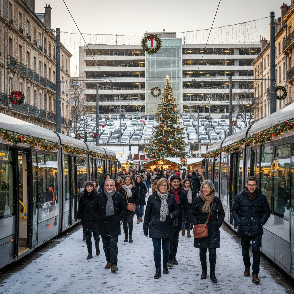 découvrez comment grenoble facilite les déplacements pendant les fêtes de fin d'année grâce à des transports gratuits et un stationnement simplifié pour tous les habitants et visiteurs.