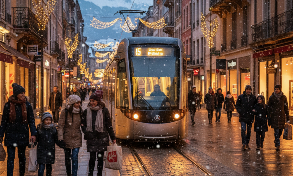 découvrez comment grenoble célèbre les fêtes de fin d'année en offrant des transports en commun gratuits et un stationnement simplifié pour tous, facilitant vos déplacements et vos achats festifs.