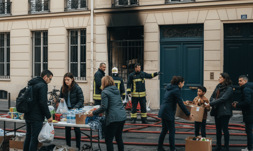 un incendie dévastateur à paris a fait quatre blessés, dont un dans un état critique. découvrez les détails de cet accident dramatique et les mesures de sécurité mises en place.
