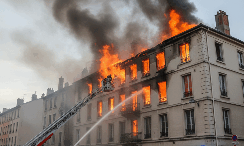 lyon : un appartement de 60 m² réduit en cendres par un incendie spectaculaire. découvrez les images saisissantes qui témoignent de l'ampleur des dégâts.