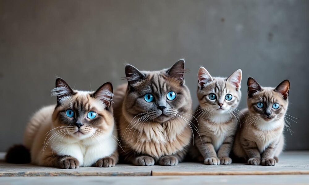 découvrez les plus belles races de chats aux yeux bleus, leurs caractéristiques uniques et pourquoi ils fascinent les amoureux des félins.