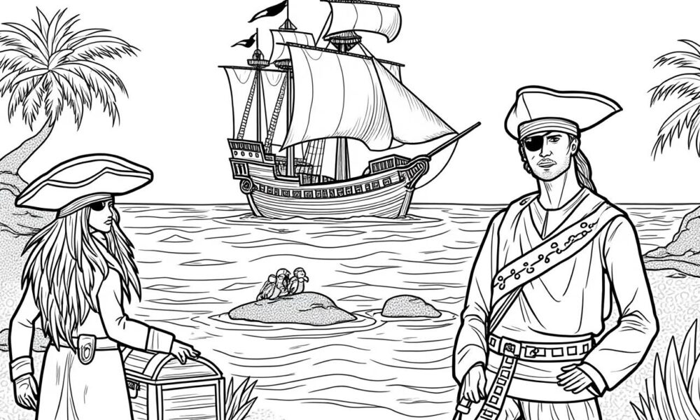 découvrez notre collection de dessins de pirates à colorier, amusants et adaptés à tous les âges. imprimez des illustrations captivantes pour des heures de créativité et de plaisir en famille ou entre amis.
