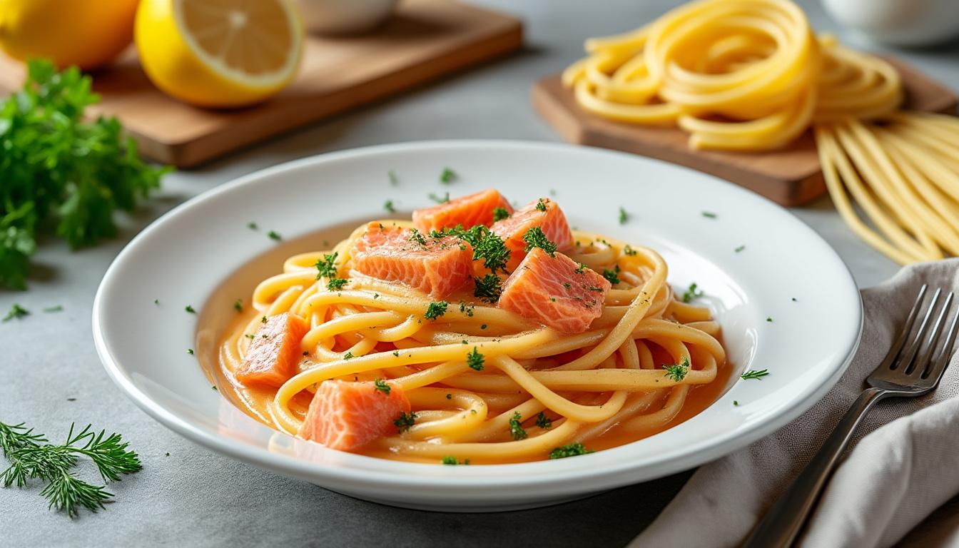 découvrez une recette simple et des astuces pour préparer des tagliatelles au saumon frais onctueuses, parfaites pour un repas savoureux et gourmand.