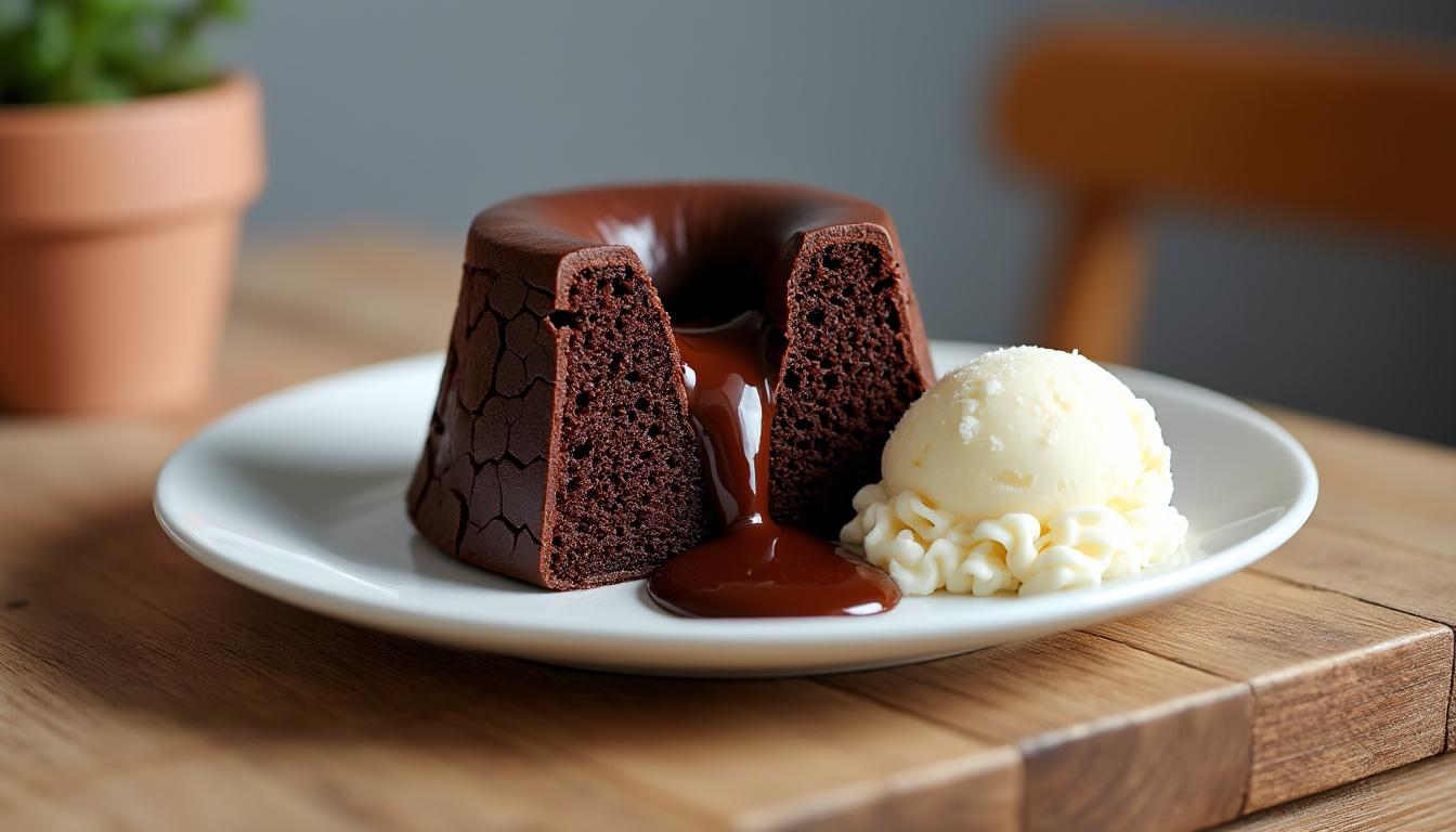 découvrez la recette du fondant au chocolat façon cyril lignac, une gourmandise irrésistible et facile à réaliser pour les amateurs de chocolat.