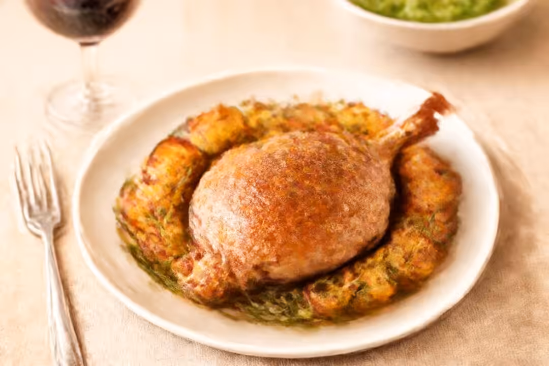 découvrez une délicieuse recette de cuisse de canard au four accompagnée de pommes de terre croustillantes, parfaite pour un repas savoureux et convivial.