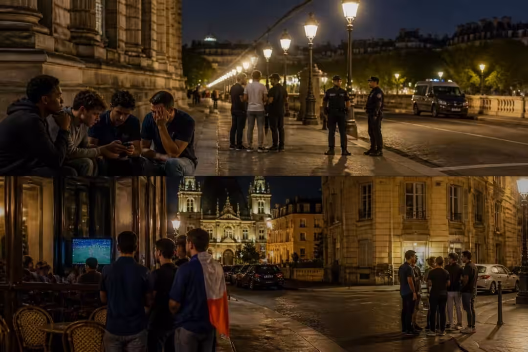 france-espagne : une nuit calme malgré l’élimination des bleus, avec des tensions localisées uniquement à paris et lyon.