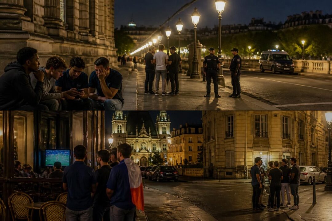 france-espagne : une nuit calme malgré l’élimination des bleus, avec des tensions localisées uniquement à paris et lyon.