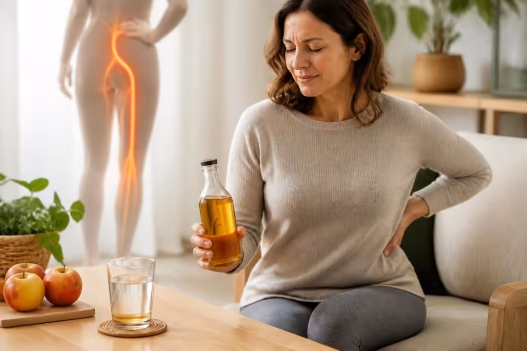 découvrez l'efficacité du vinaigre de cidre pour soulager le nerf sciatique et apprenez quand il est essentiel de consulter un professionnel de santé.